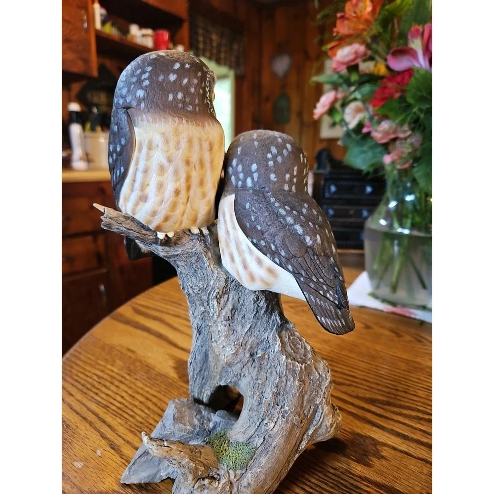 Vintage OWL Figure / BEST FRIENDS /‎ 2002 Jan Fitch